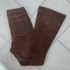 NWOT shein flare leg corduroy pants
